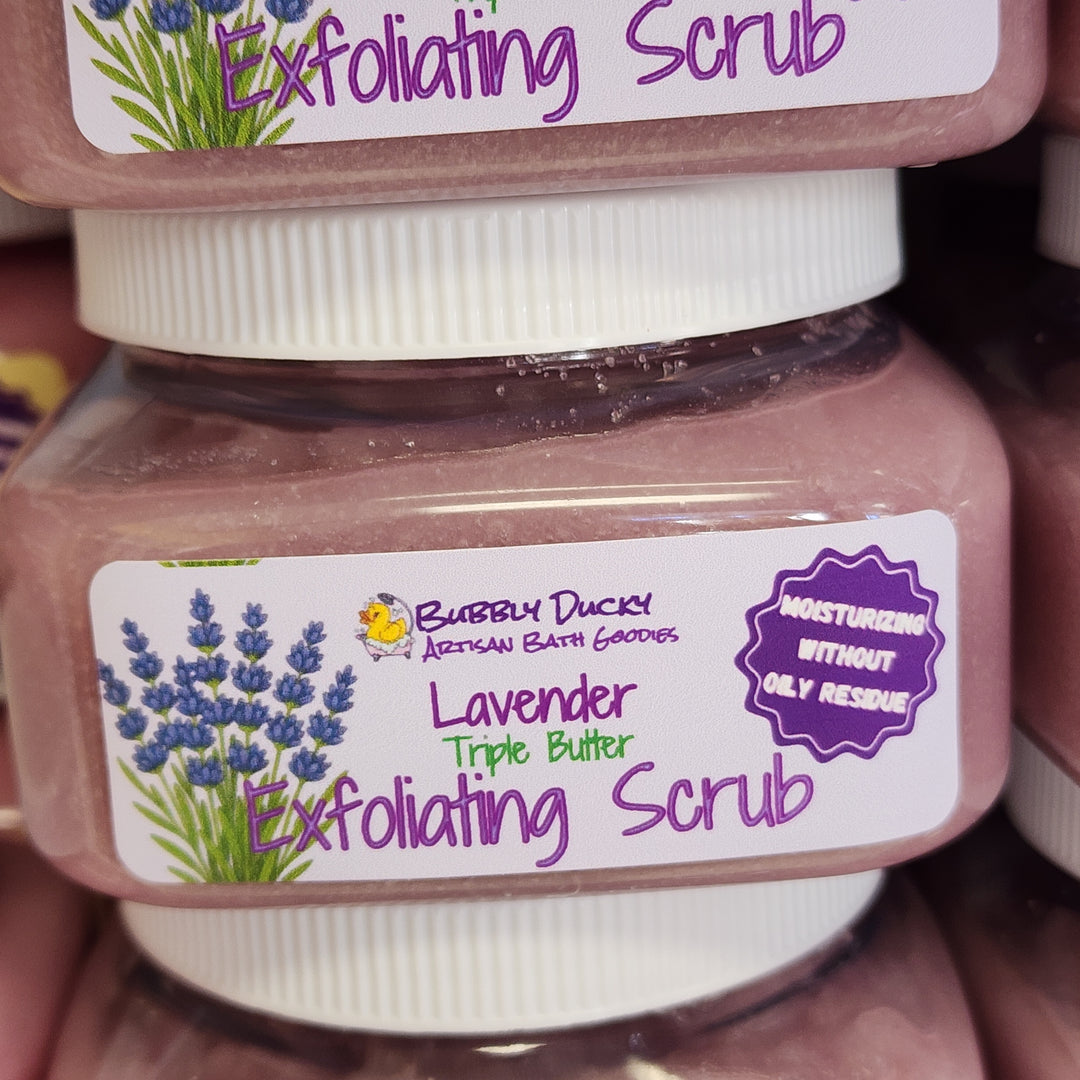 "Lavender" Triple Butter Exfoliating Scrub