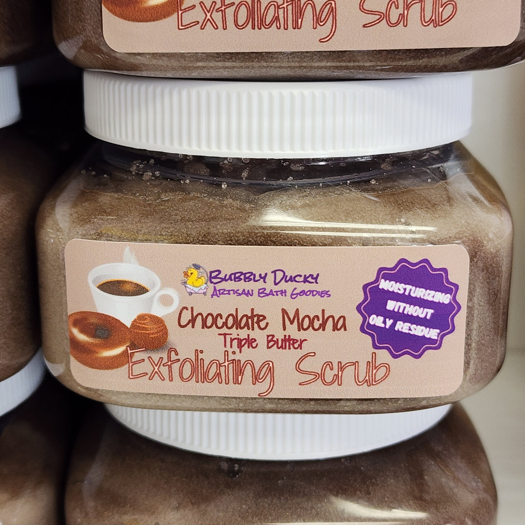"Chocolate Mocha" Triple Butter Exfoliating Scrub