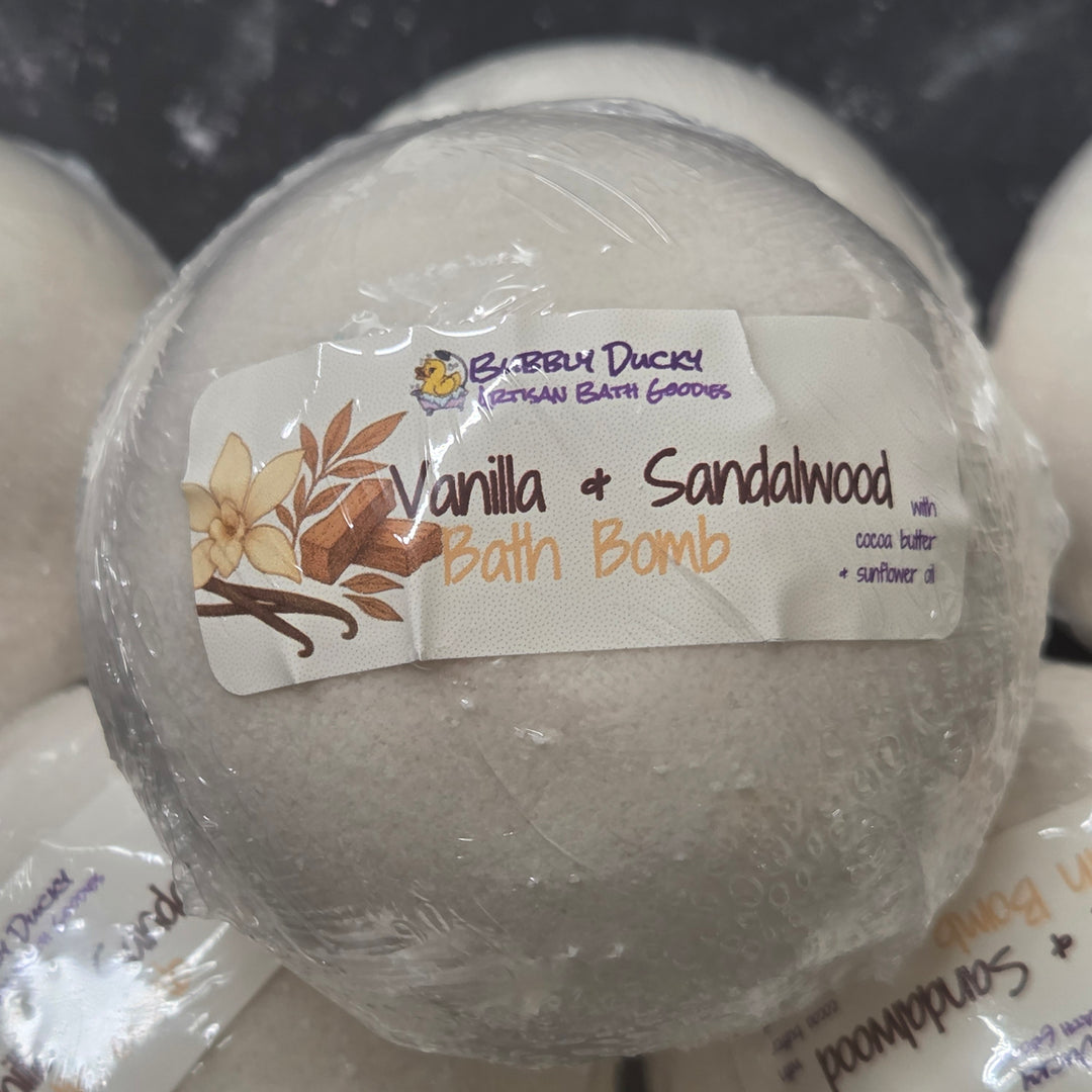 Vanilla & Sandalwood Mega Bath Bomb