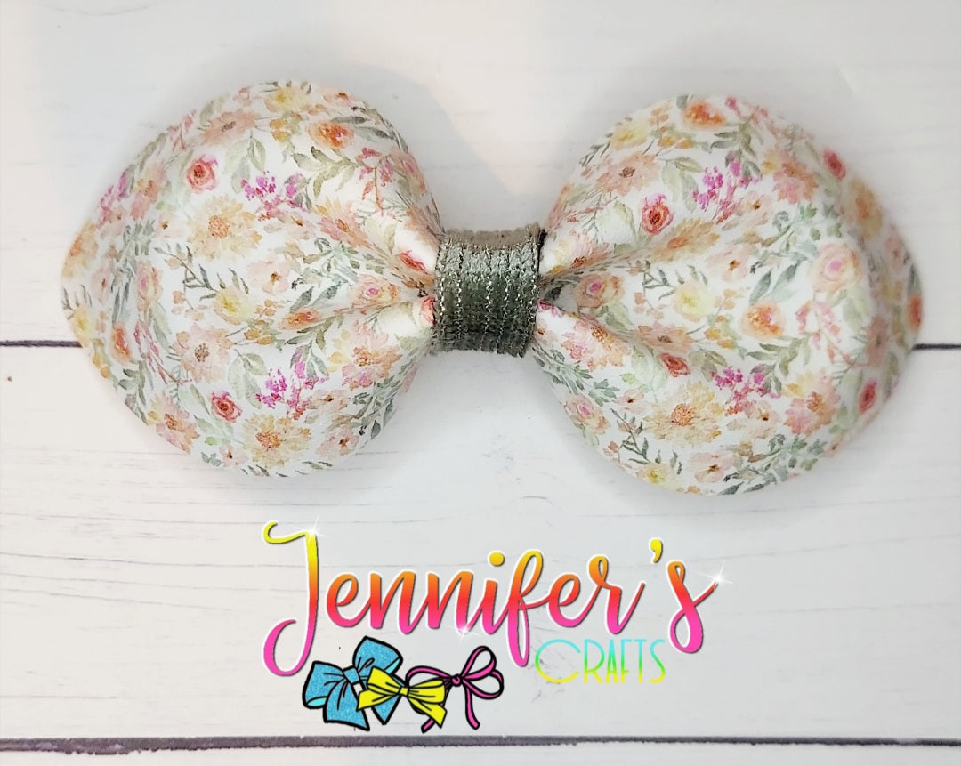 Floral Sage Bow