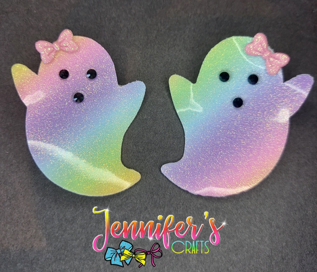 Rainbow ghost piggies.