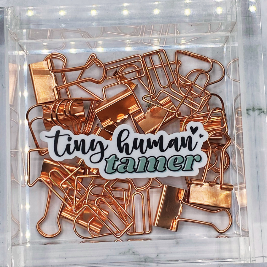 Tiny Human Tamer- Green (Sticker)